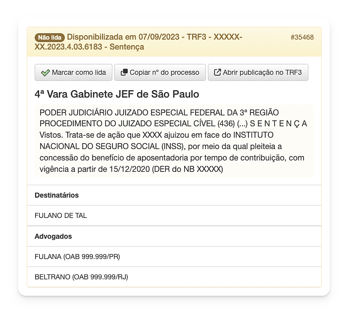 Publicações importadas automaticamente